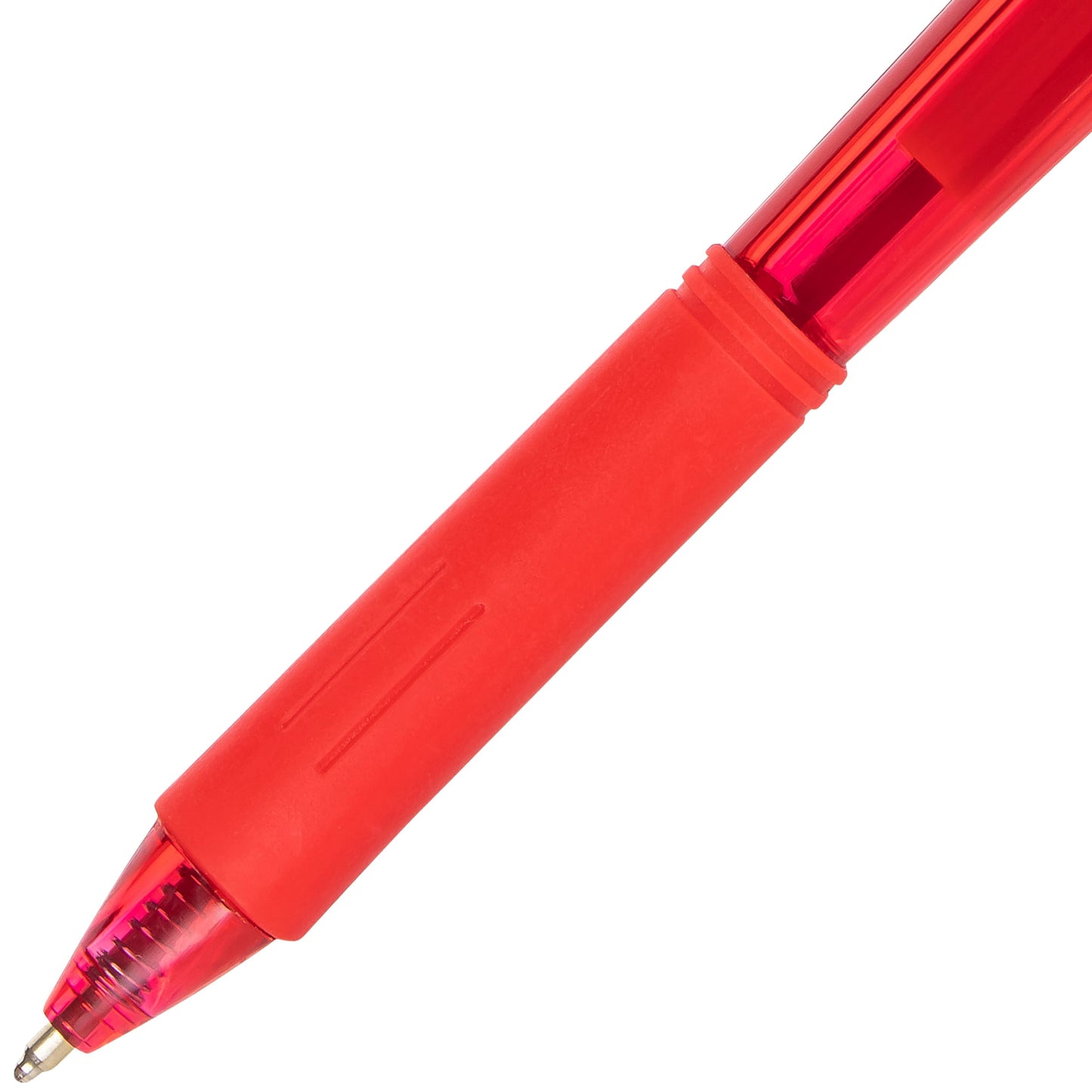 Pentel WOW! Ballpoint Pen, (1.0mm) Medium Line, Red Ink, Pack of 60, Canister (BK440PC60B)