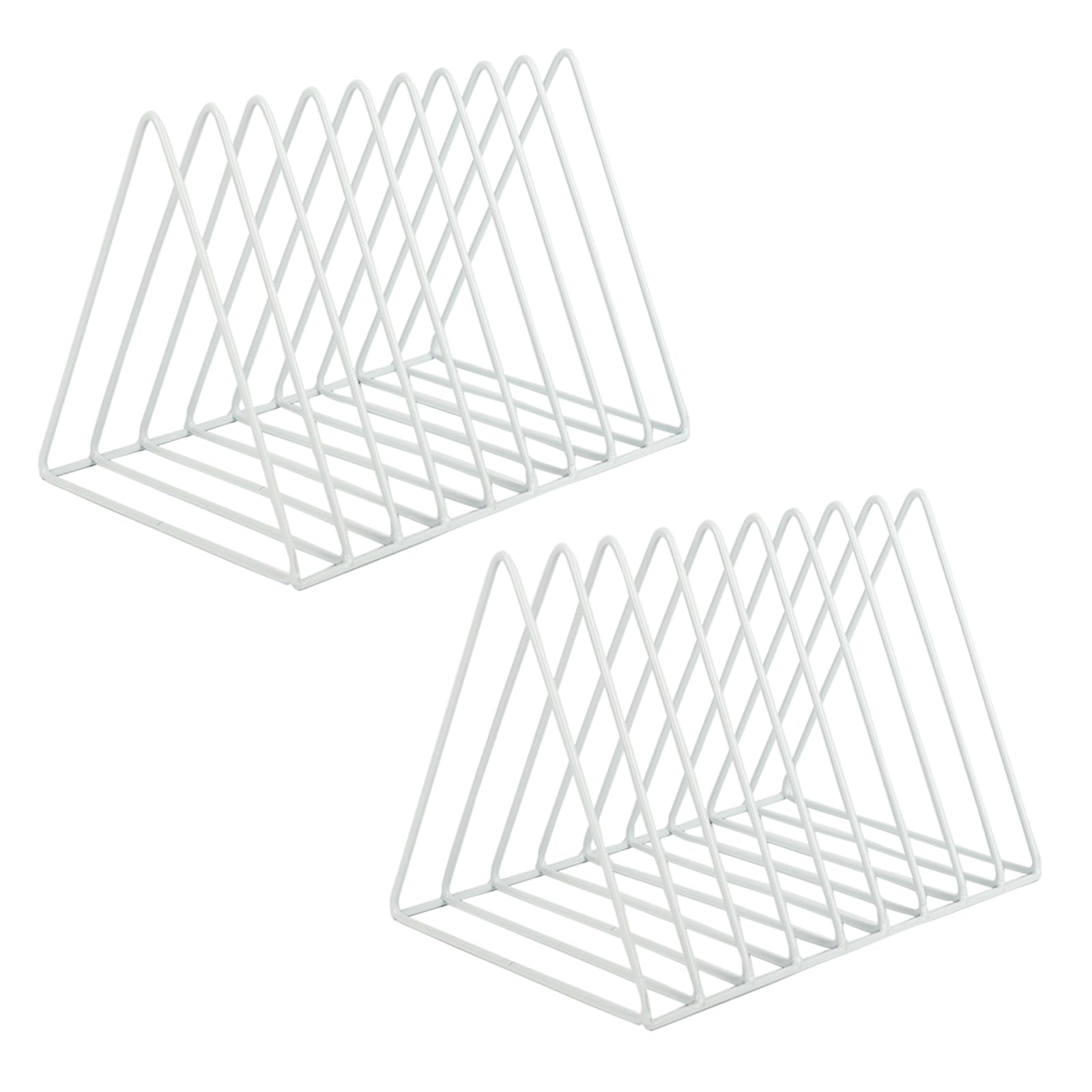 EASEPRES Vinyl Record Holder Storage, 9 Slot Metal Magazine Book Album Display Rack, Stylish