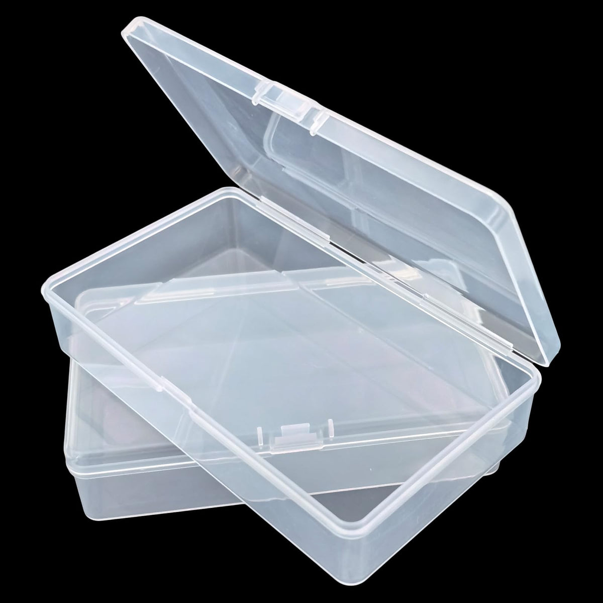 Thintinick 19 Pack Rectangular Clear Plastic Storage Containers