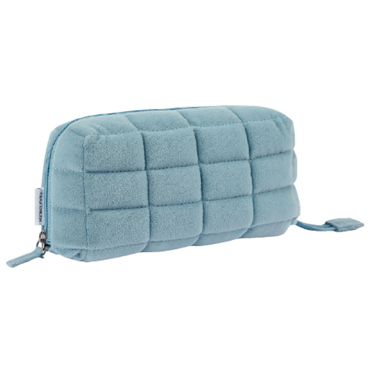 KOKUYO Padded Pencil Holder, Soft Stationery Pouch, Mococo Blue