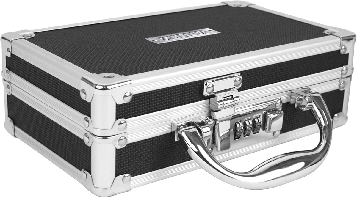 Vaultz Locking Medicine Case, Combination Lock Portable Storage Briefcase