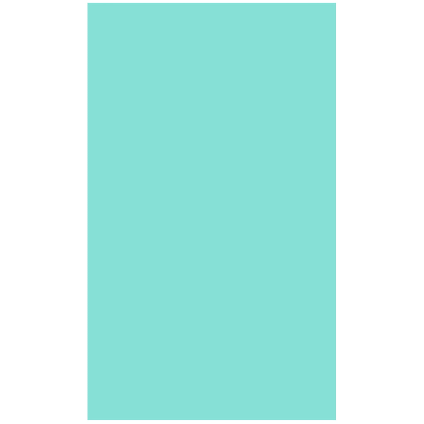 Colonial Cards: 150 Color Cardstock 3" x 5" Index Cards, Aqua, Unruled