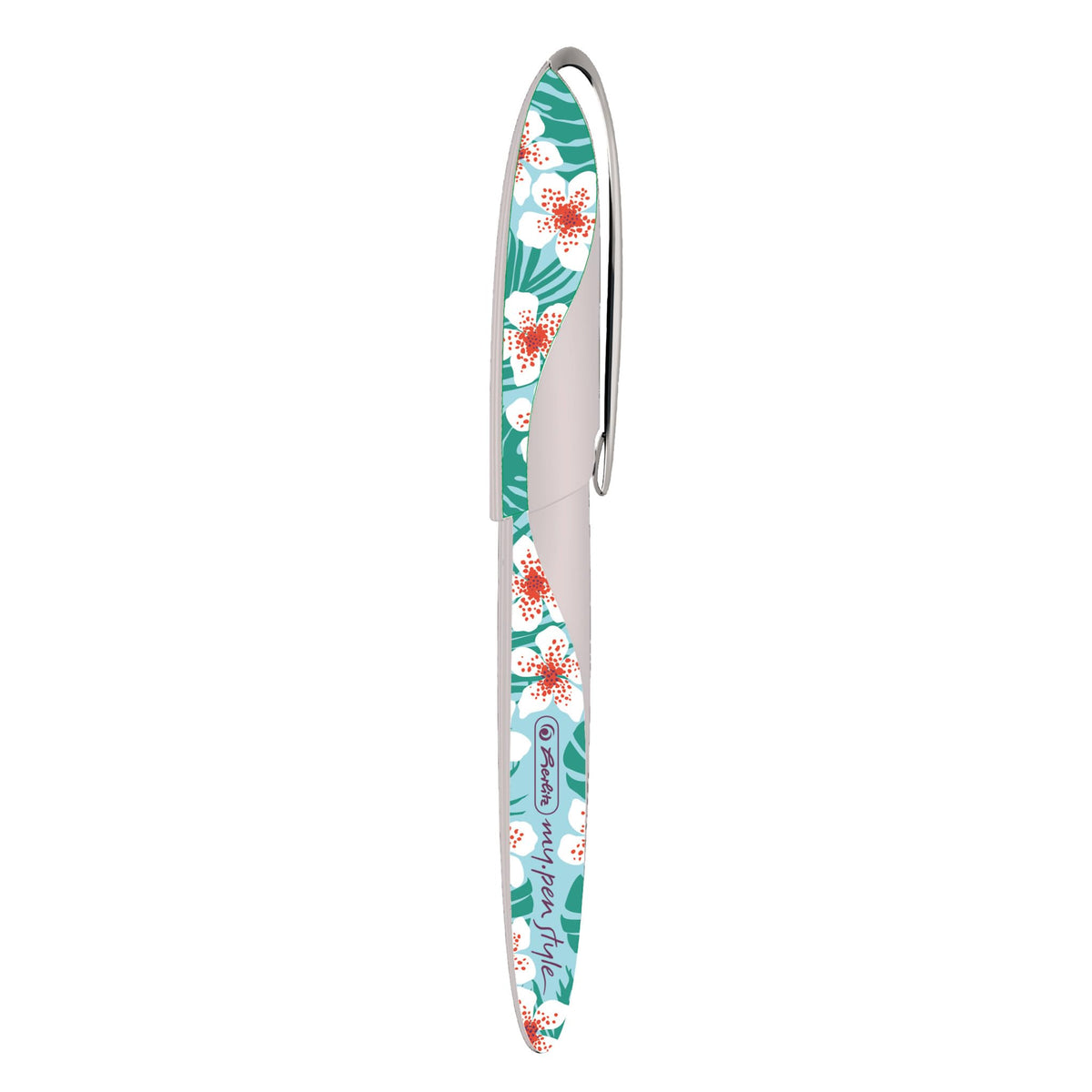 Herlitz my.pen style Ladylike Fountain Pen for Left and Right Handed Users, Includes 1 Ink Cartridge