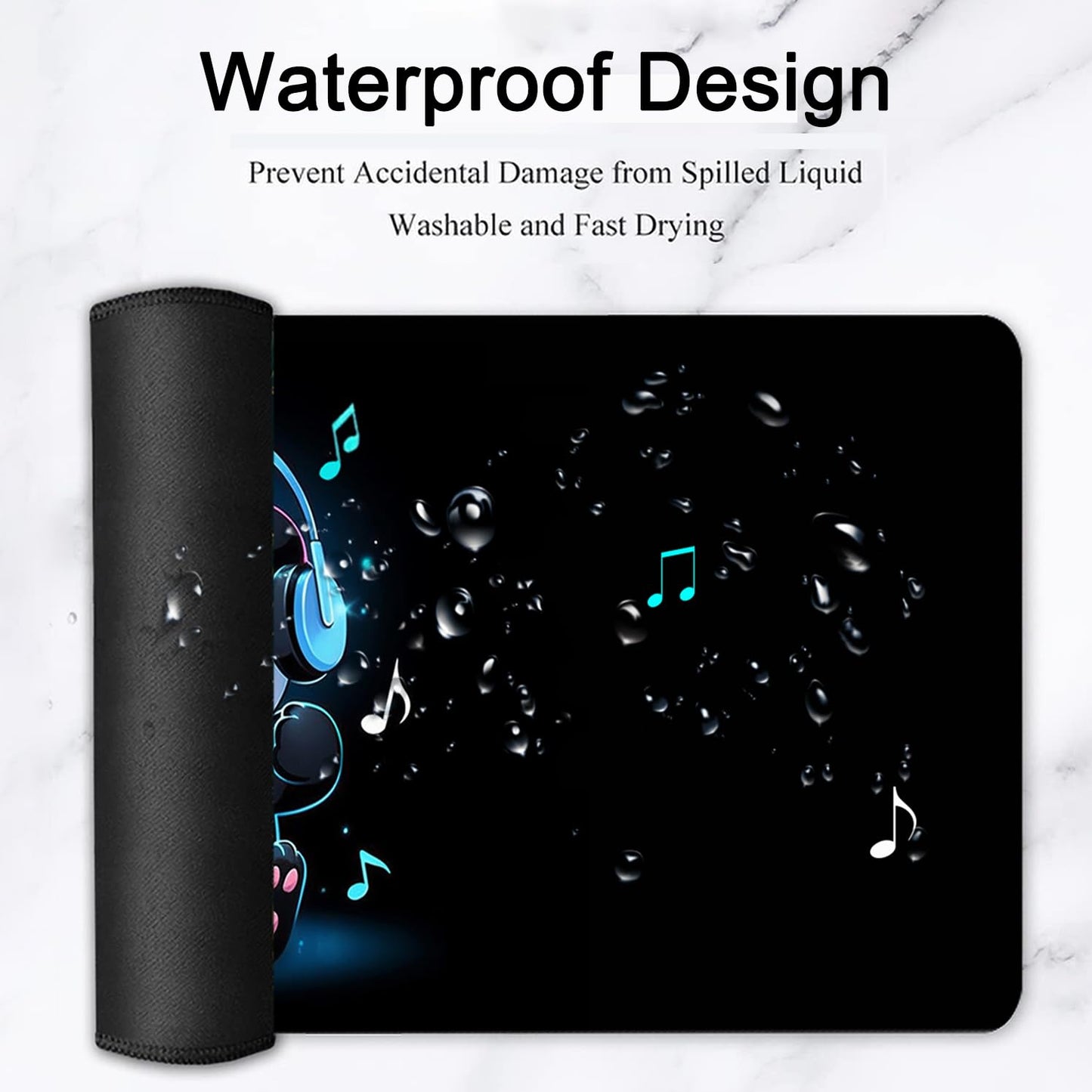 Large Mouse Pad, 31.5 x 11.8in Extended Gaming Mouse Pad with Stitched Edges, XXL Mousepad