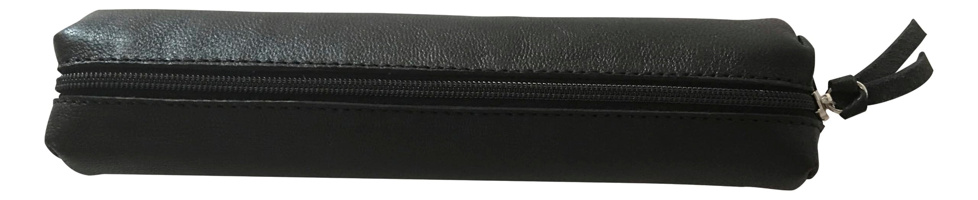 Clairefontaine Cuir Naturel Pencil Cases, Black, 20 centimeters, Slim