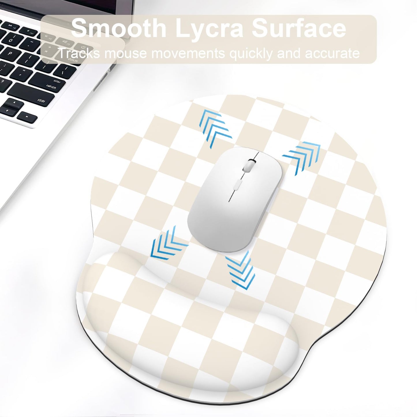 Ergonomic Mouse Pad with Wrist Rest and Keyboard Wrist Rest, Mousepad