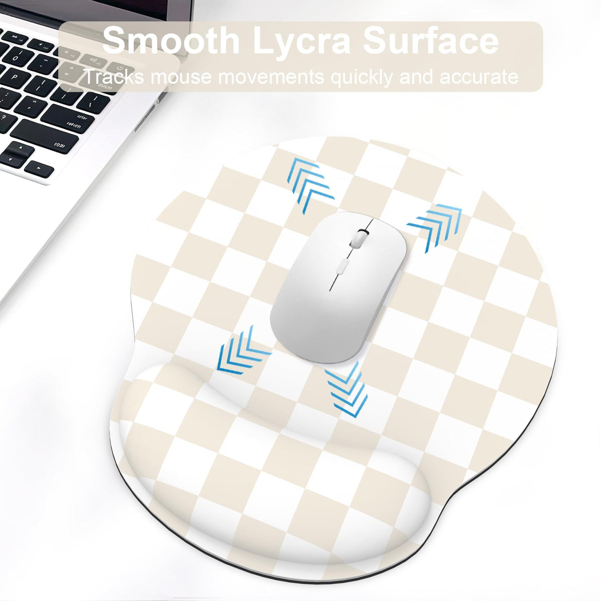 Ergonomic Mouse Pad with Wrist Rest and Keyboard Wrist Rest, Mousepad