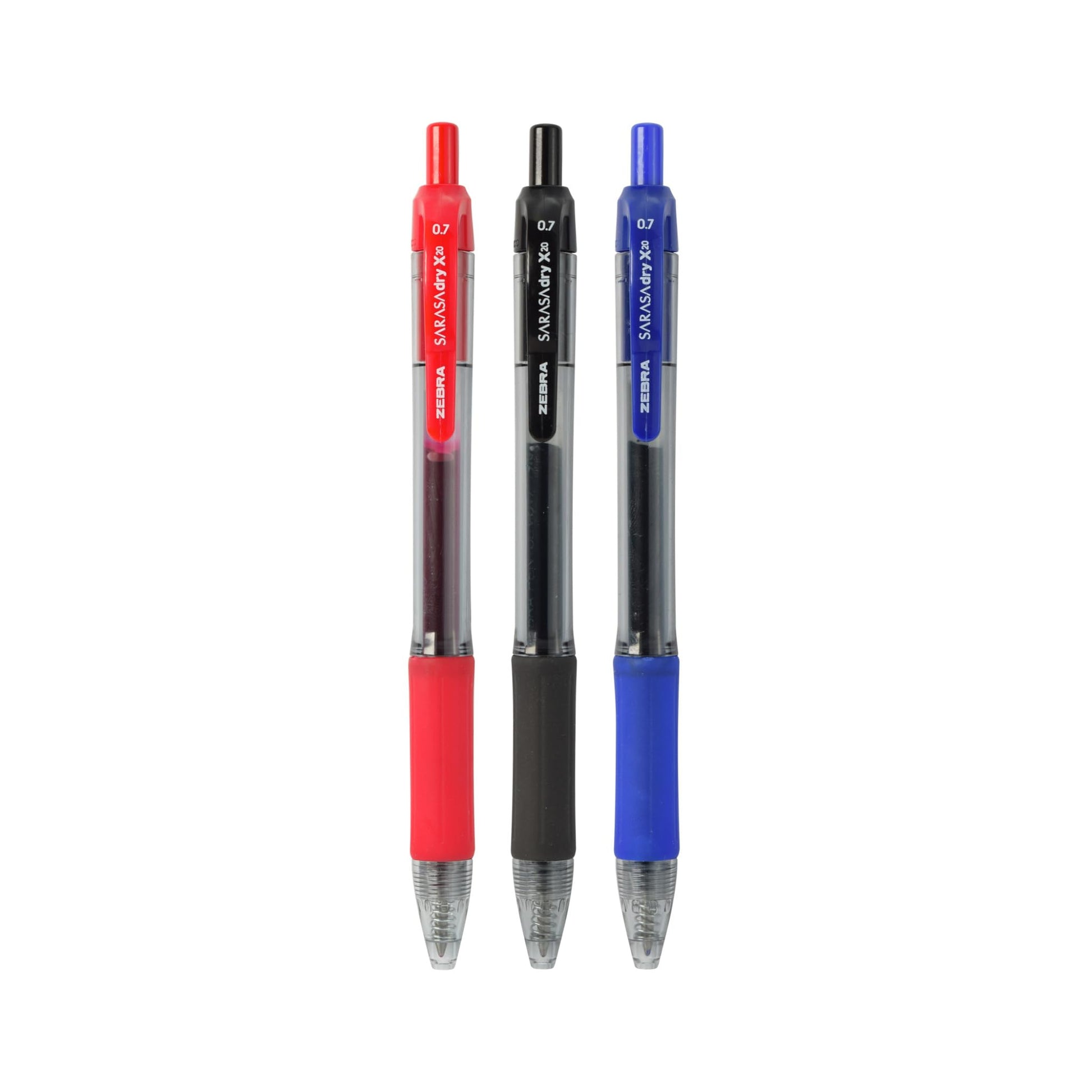 Zebra Pen SARASA X20 Retractable Gel Pen, Blue Ink, 0.7mm, 36-Pack