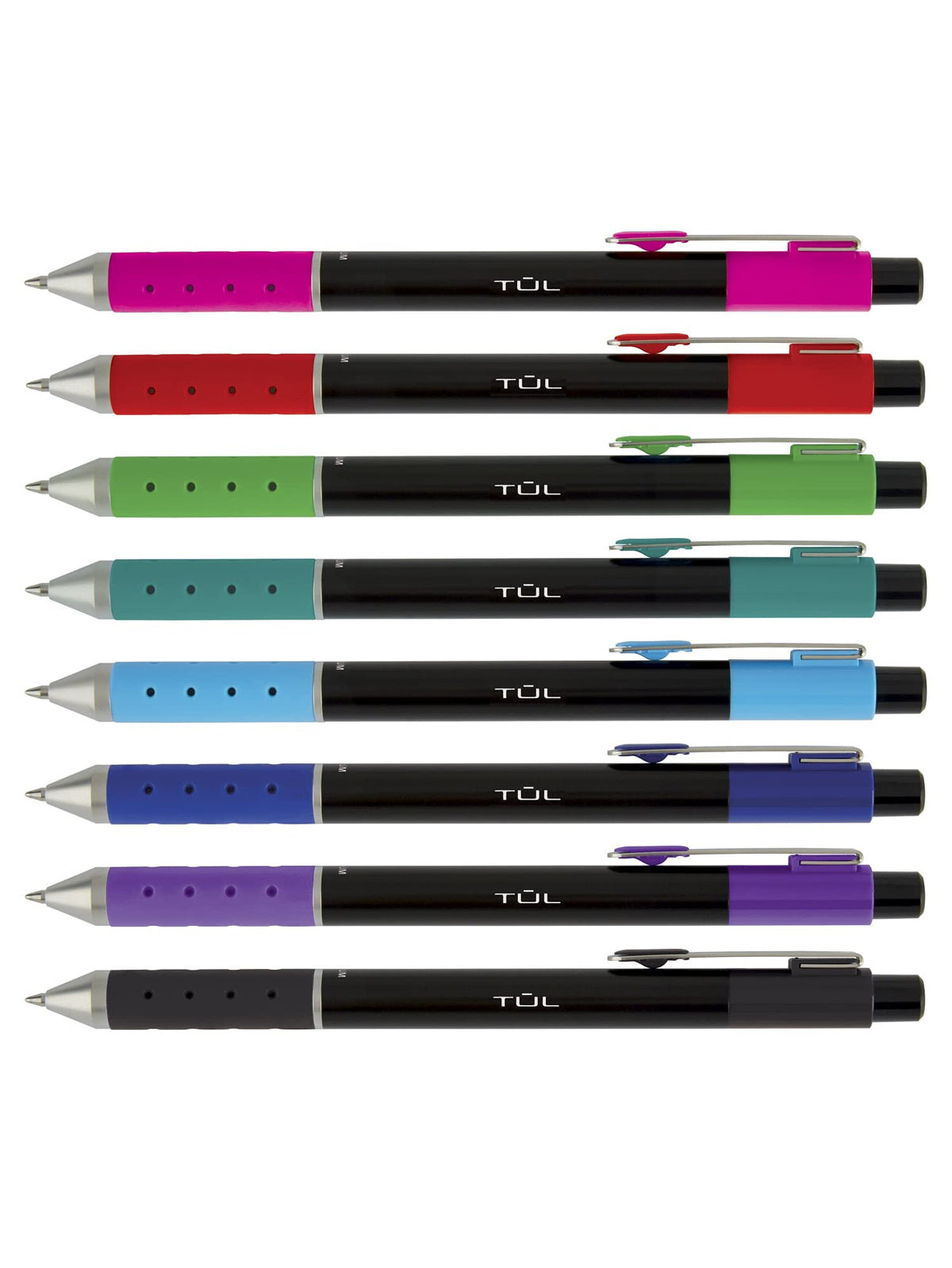 TUL Limited Edition Brights Retractable Gel Pens, Medium Point, 0.7 mm, Assorted Barrel Colors