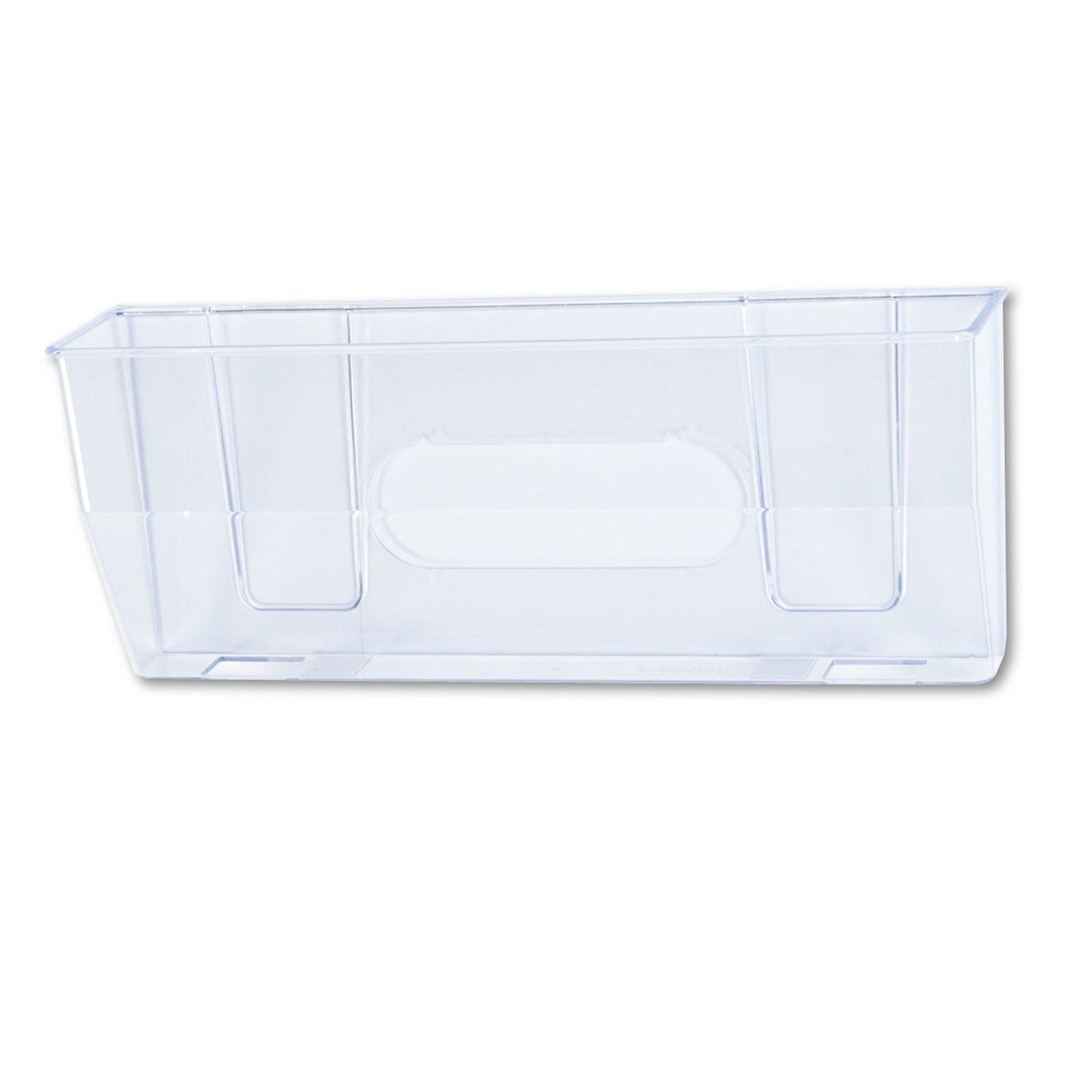 Deflecto 50101 Docupocket oversized magnetic wall file pocket, 15w x 3d x 6-3/8h, clear