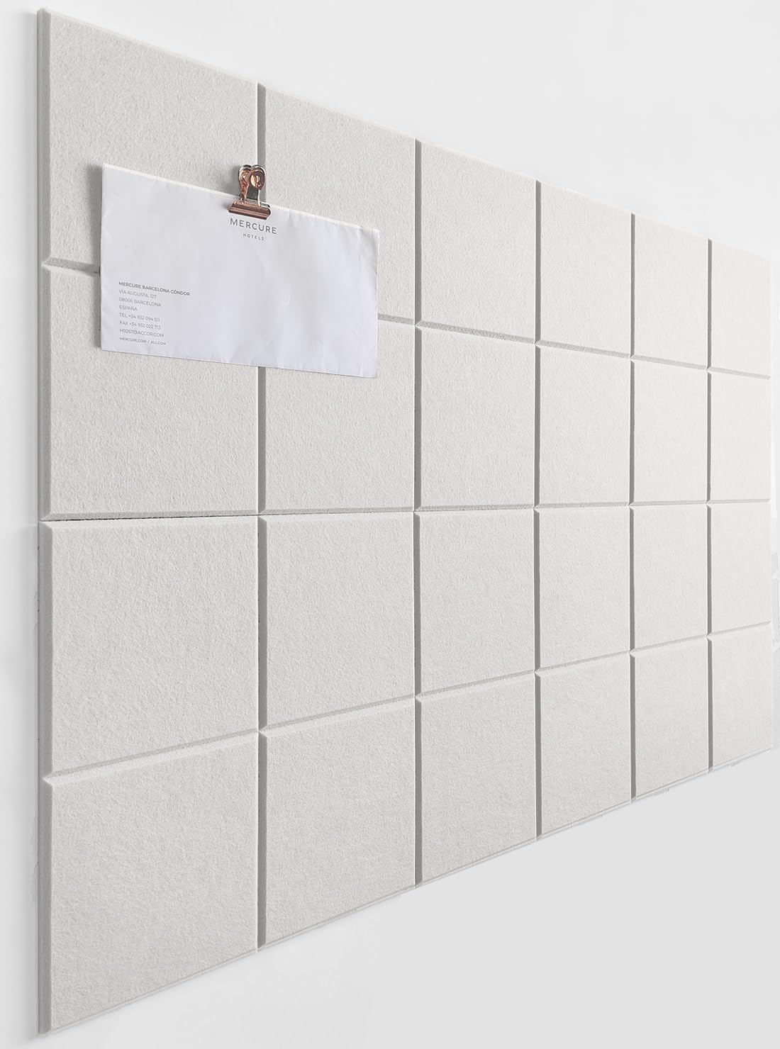 DECORITA Cork Board 24 x36 Alternative - 6 Pack Felt Wall Tiles with Safe Removable Adhesive Tabs