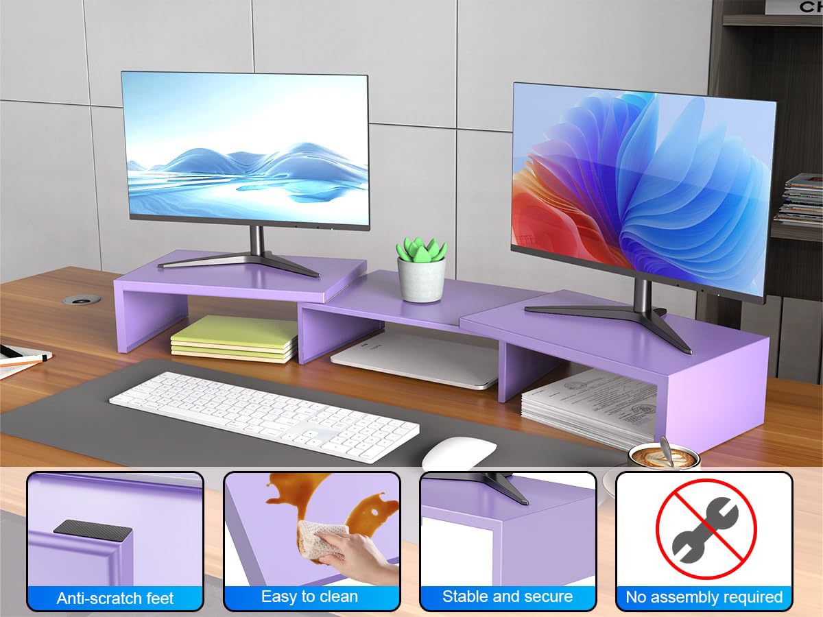 OUTIOE Dual Monitor Stand Riser