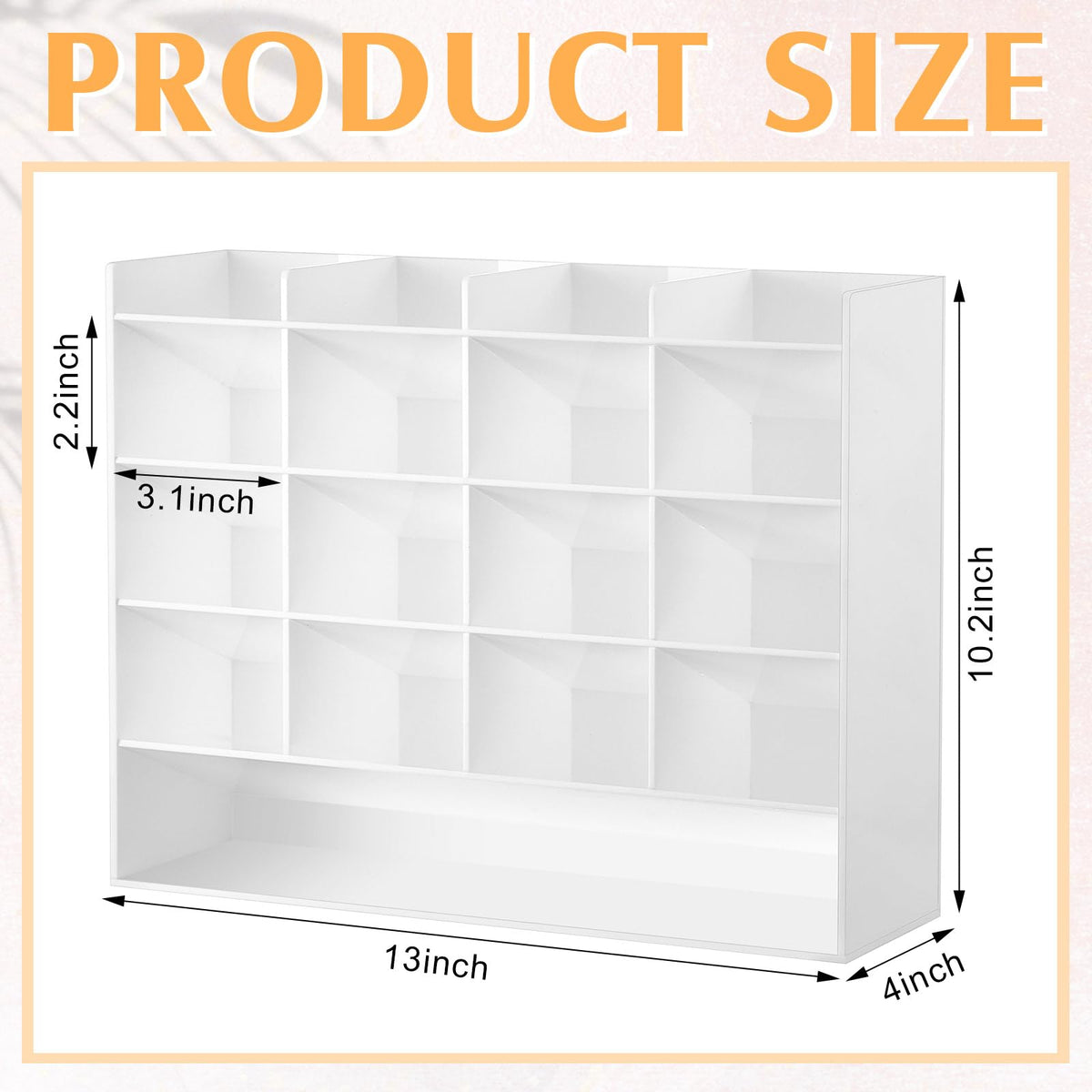 MotiMind Acrylic Pen and Marker Organizer for 200 Markers