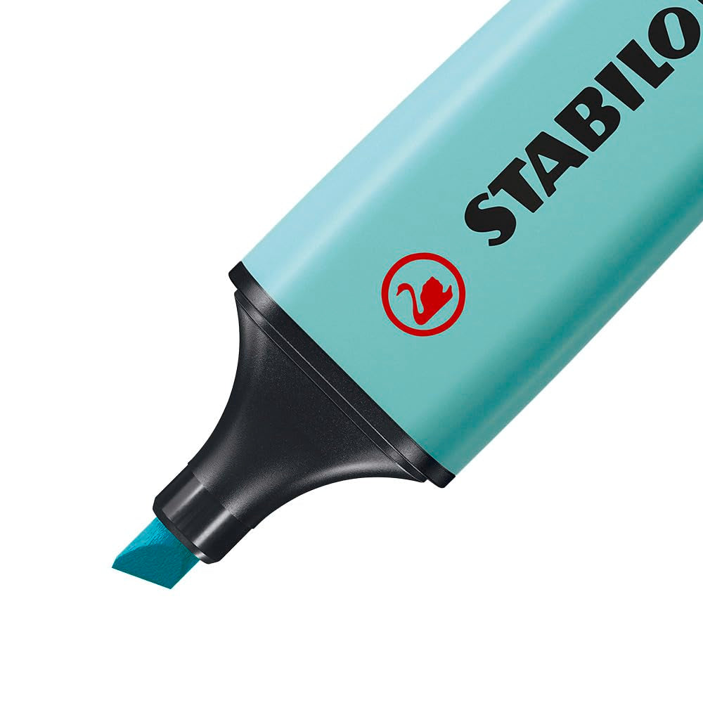 Highlighter - STABILO BOSS ORIGINAL Pastel - Pack of 10 - Touch of Turquoise