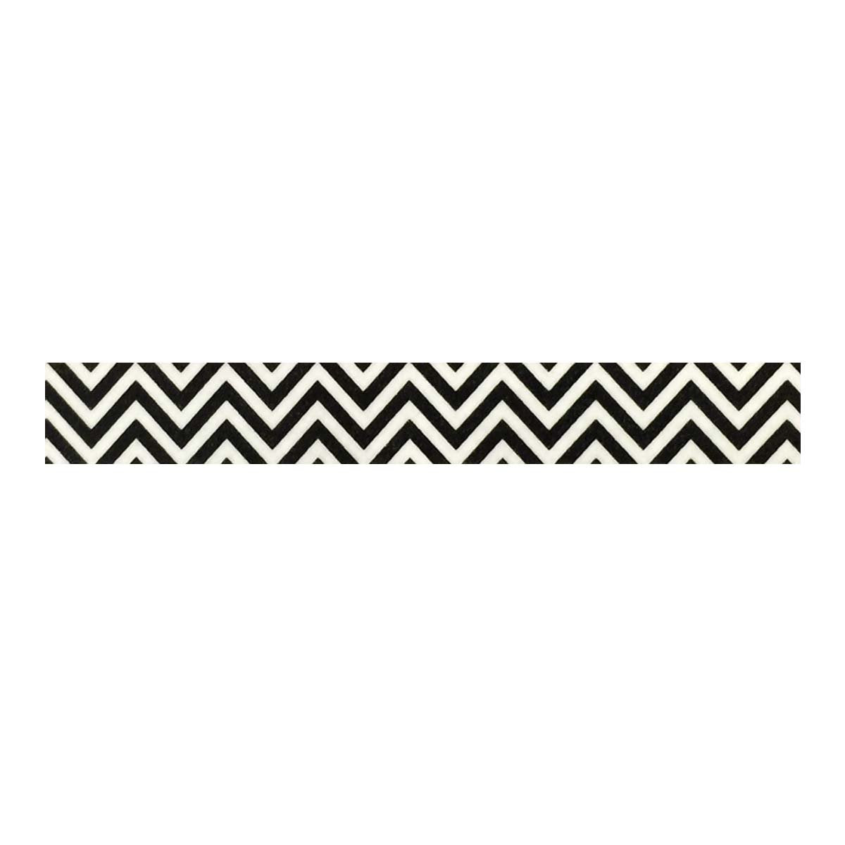 allydrew Decorative Washi Masking Tape, Large Black Tread