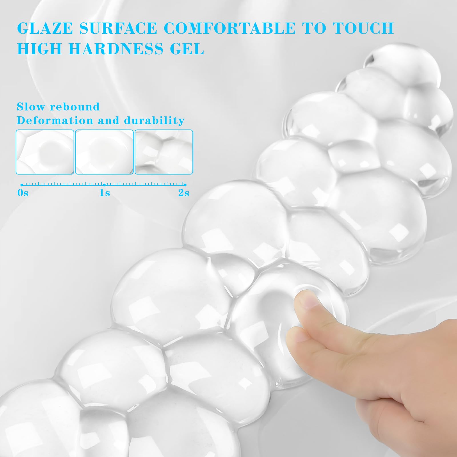Gel Cloud Keyboard Wrist Rest, Cute Wrist Support and Arm Support Keyboard Rest for Keyboard Typing