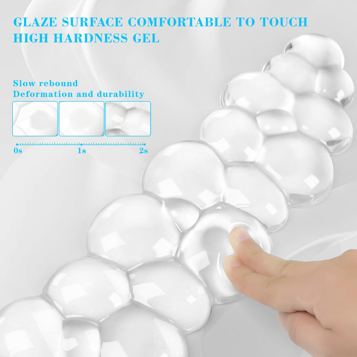 Gel Cloud Keyboard and Mouse Wrist Rest, Cute Wrist Support and Arm Support Keyboard Rest for
