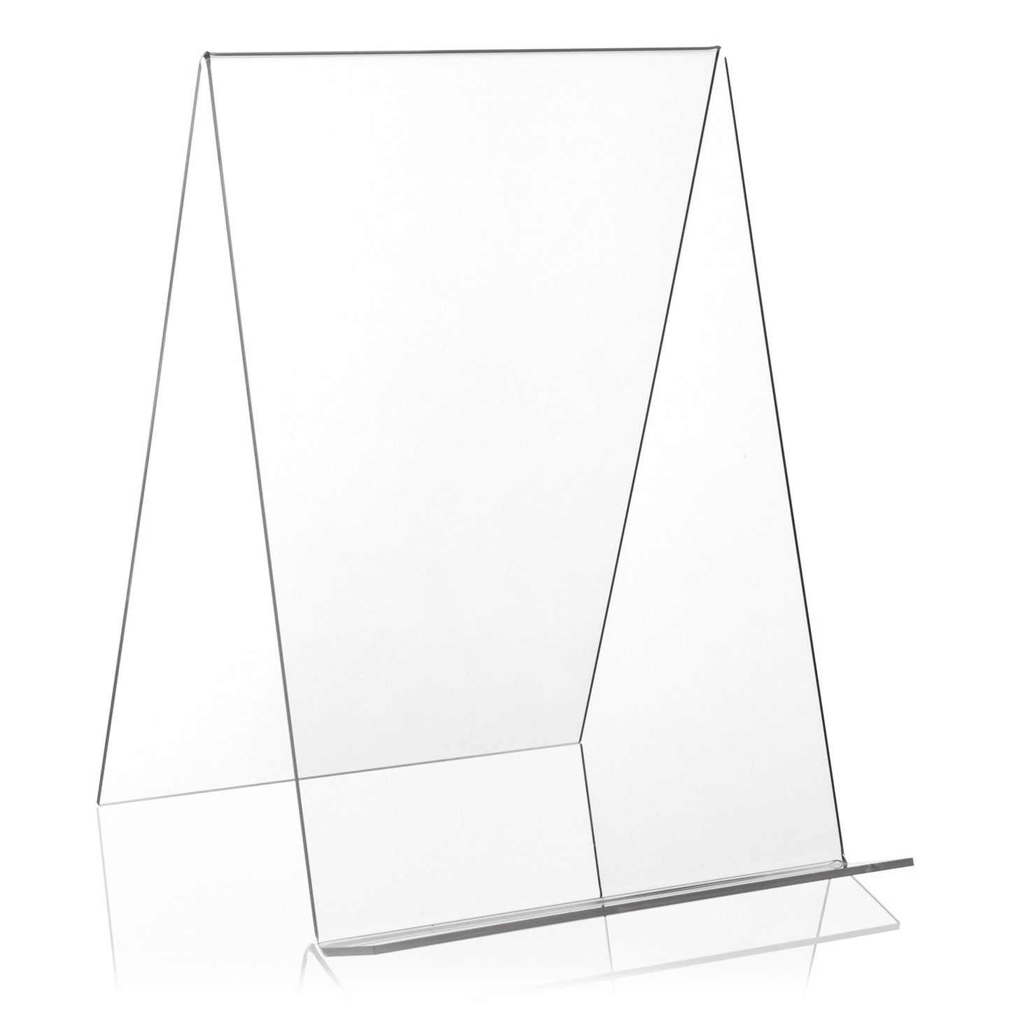 Plexiglas® Book Stand/Display as Goods Carrier and Angled Stand in DIN A4 Format