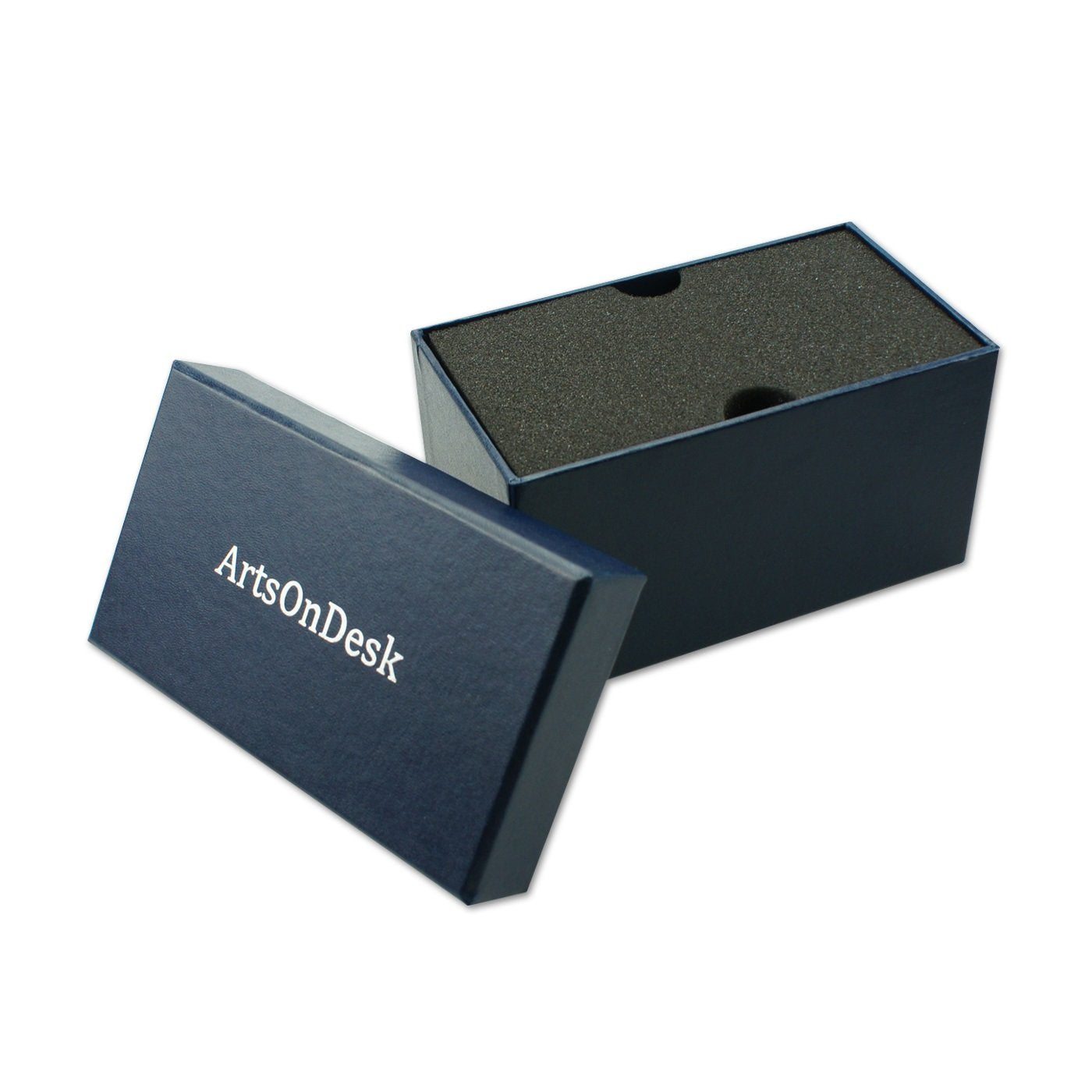 ArtsOnDesk Modern Art Business Card Stand Holder Bk301 Steel Black Patented Desk Accessory Name