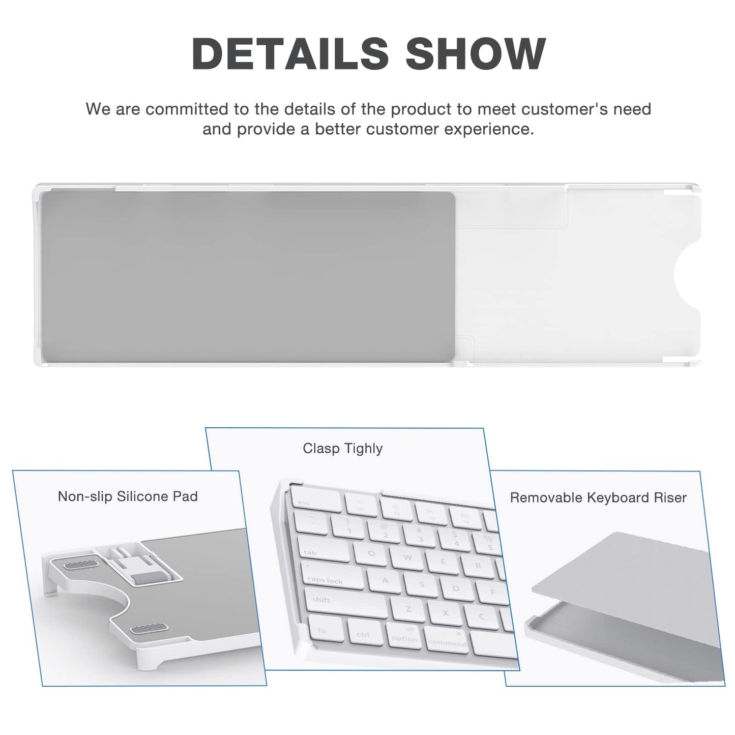 Bestand Stand Compatible with Apple Magic Wireless Keyboard and Apple Magic Trackpad (Apple