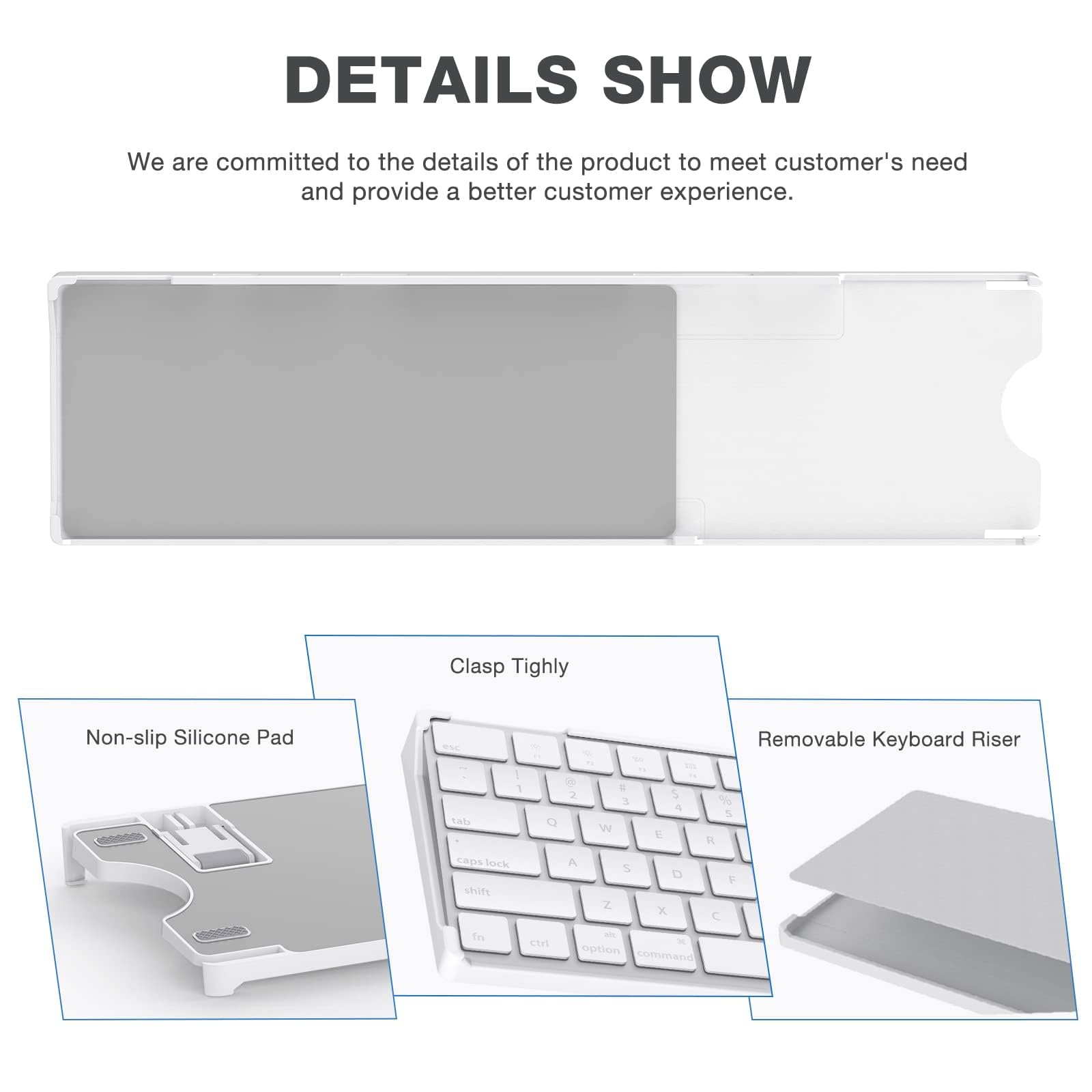 Bestand Stand Compatible with Apple Magic Wireless Keyboard and Apple Magic Trackpad (Apple