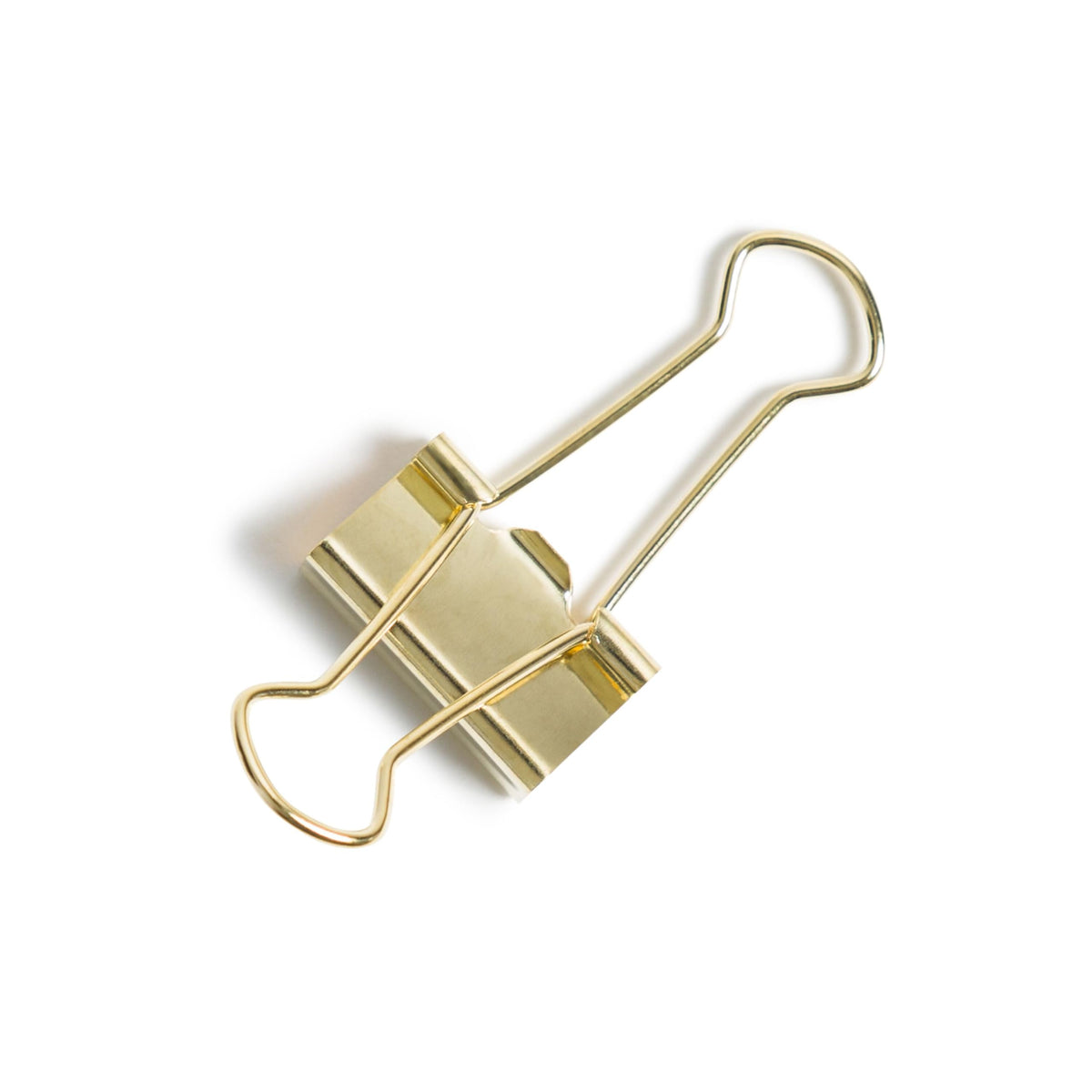 U Brands Binder Clips, 72-Count, 3/4 Inch, Mini Paper Clamps, Gold