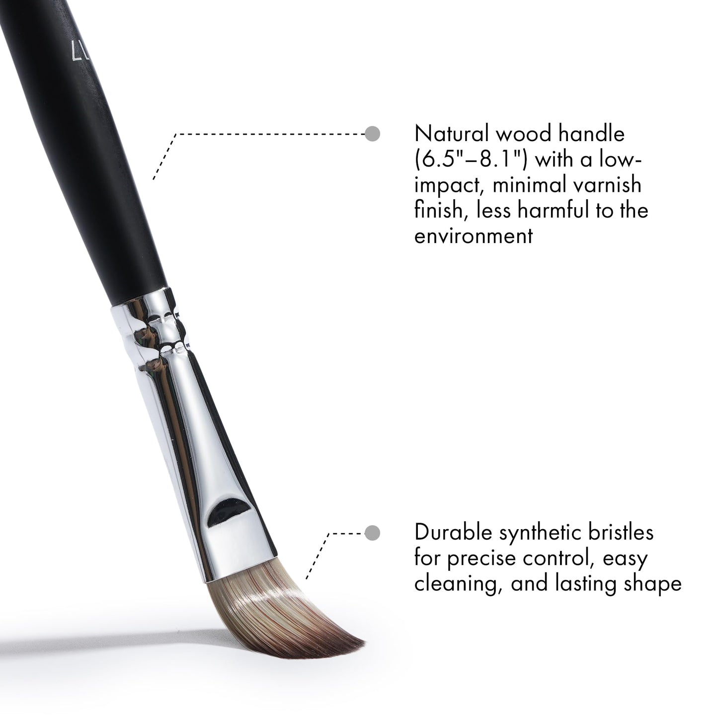 ARTIFY 25 Pieces Professional Paint Brush Set – Expert Series Synthetic Nylon Brushes for Acrylic
