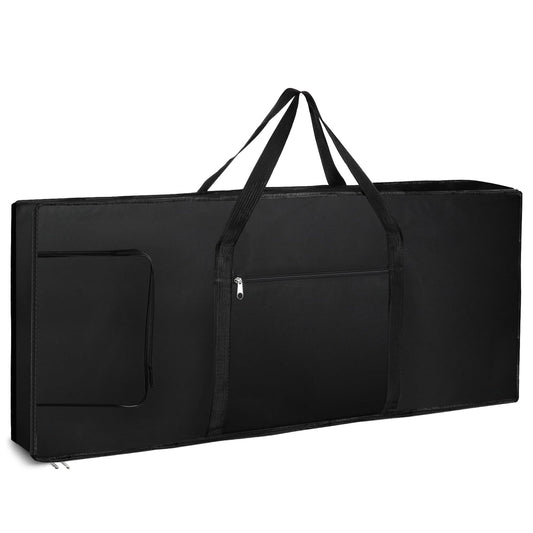 Tosnail 61-Note Keyboard Gig Bag, Soft Piano Case Padded with 6mm Cotton, Piano Case with Handles