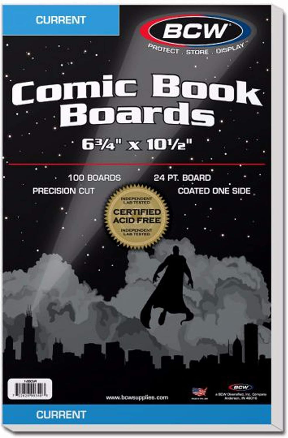 BCW Starter Comic Book Storage Kit | Storage Box, Partitions, Resealable Acid-Free Bags, Comic