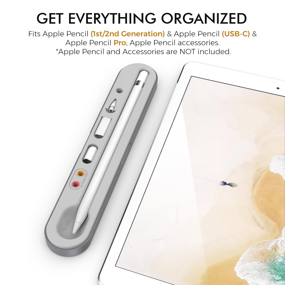 AHASTYLE Compact Carrying Case Holder for Apple Pencil Pro/(USB-C)/1st/2nd