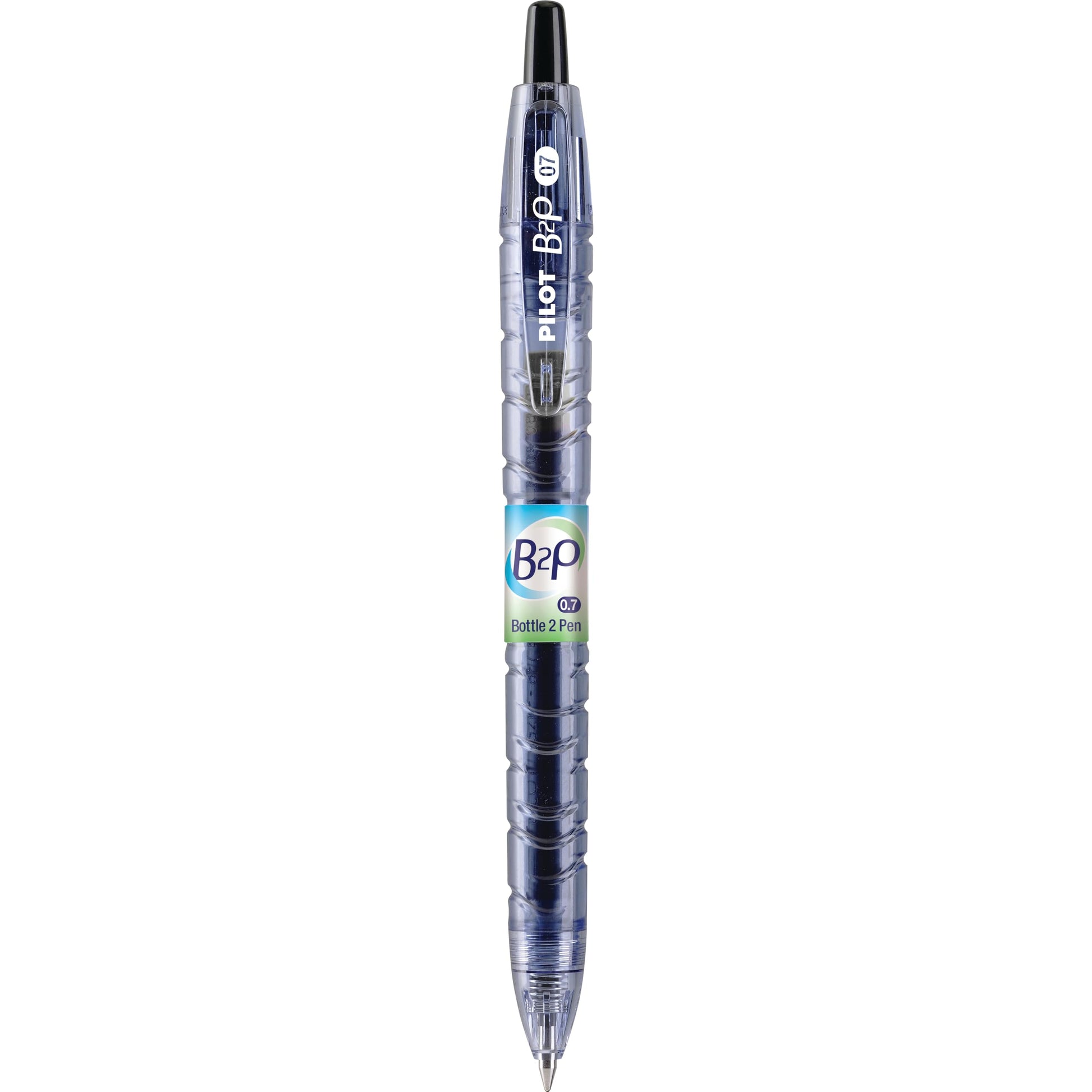 PILOT B2P Bottle to Pen Ball Point Pen, Medium 1.0mm, Black Ink, 12-Count