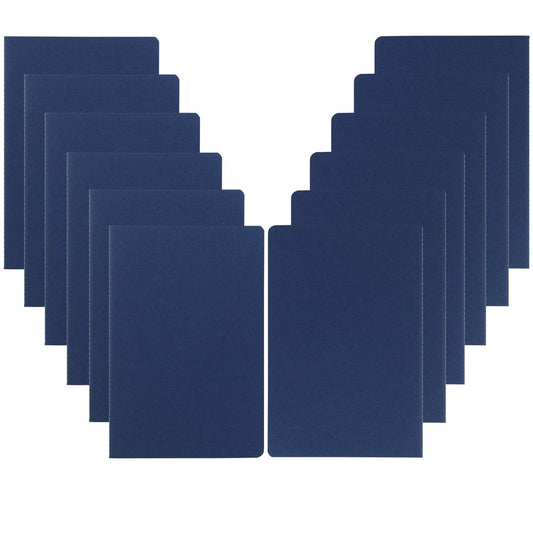 XYark 12 Pack College Ruled Notebook Journals Bulk, Lined Paper, 60 Page, 5.5x8.3 inch, A5, Travel