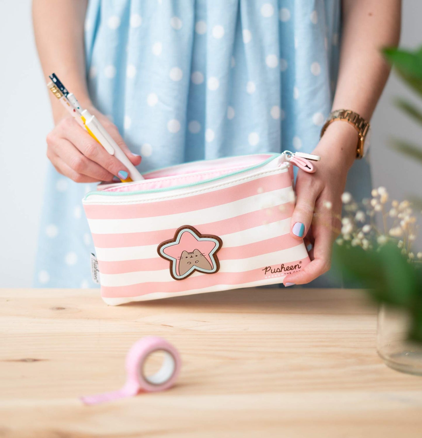 Grupo Erik Pusheen Pencil Case, Kawaii School Supplies