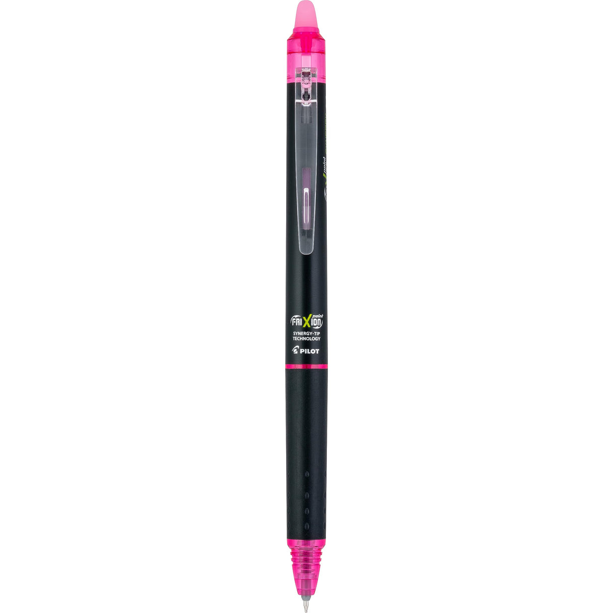 Pilot FriXion Synergy Clicker Erasable Gel Ink Pens, 0.5mm, Pink, 12-Pack