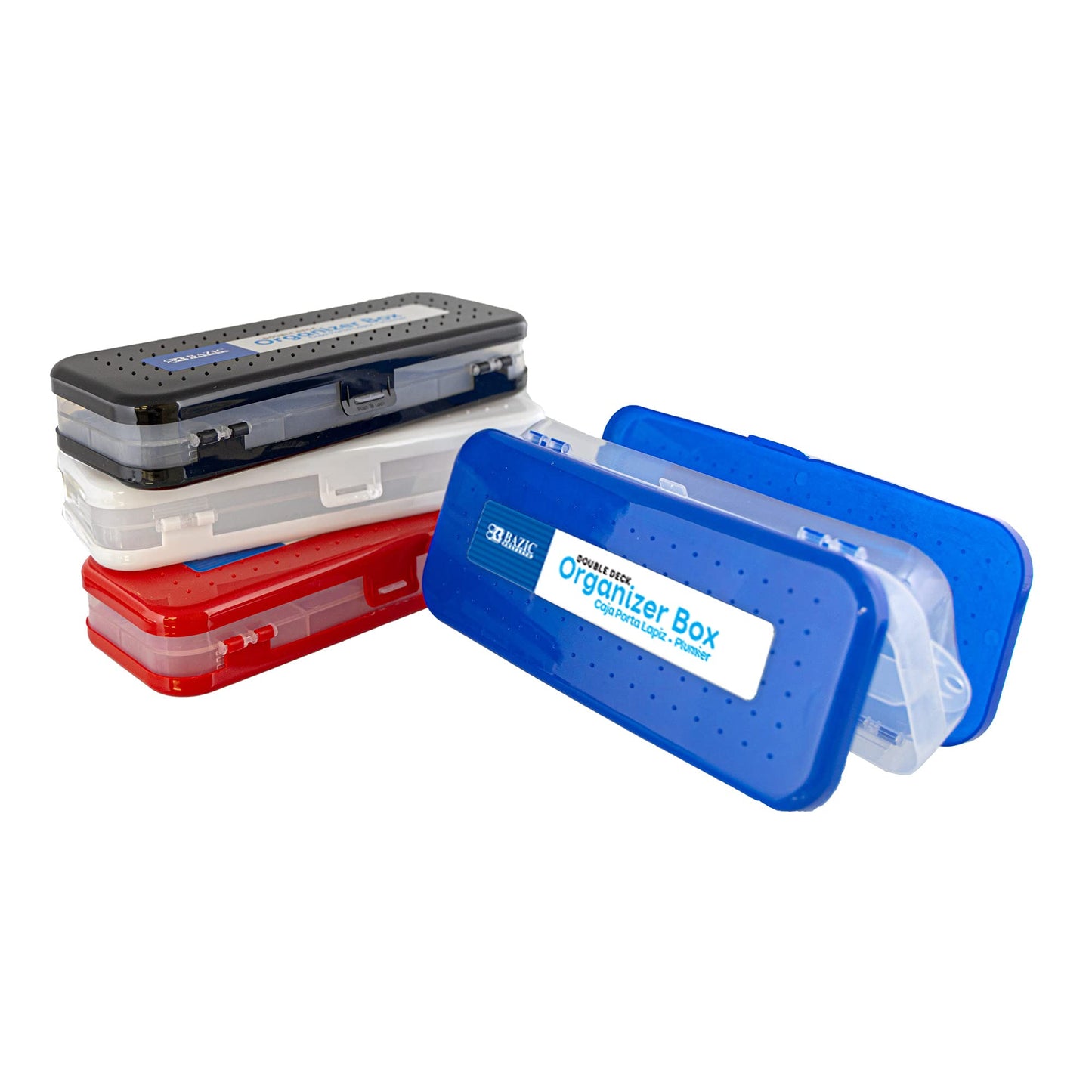 BAZIC 8" Double Deck Organizer Box (Case of 24)