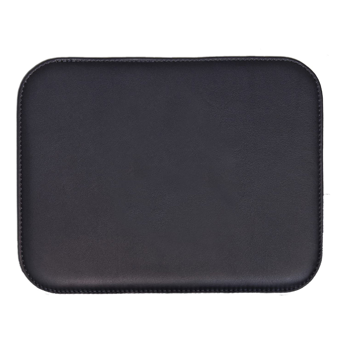 Maruse Italian Leather Mouse Pad for Home or Office Desktop, Handmade in Italy, Navy