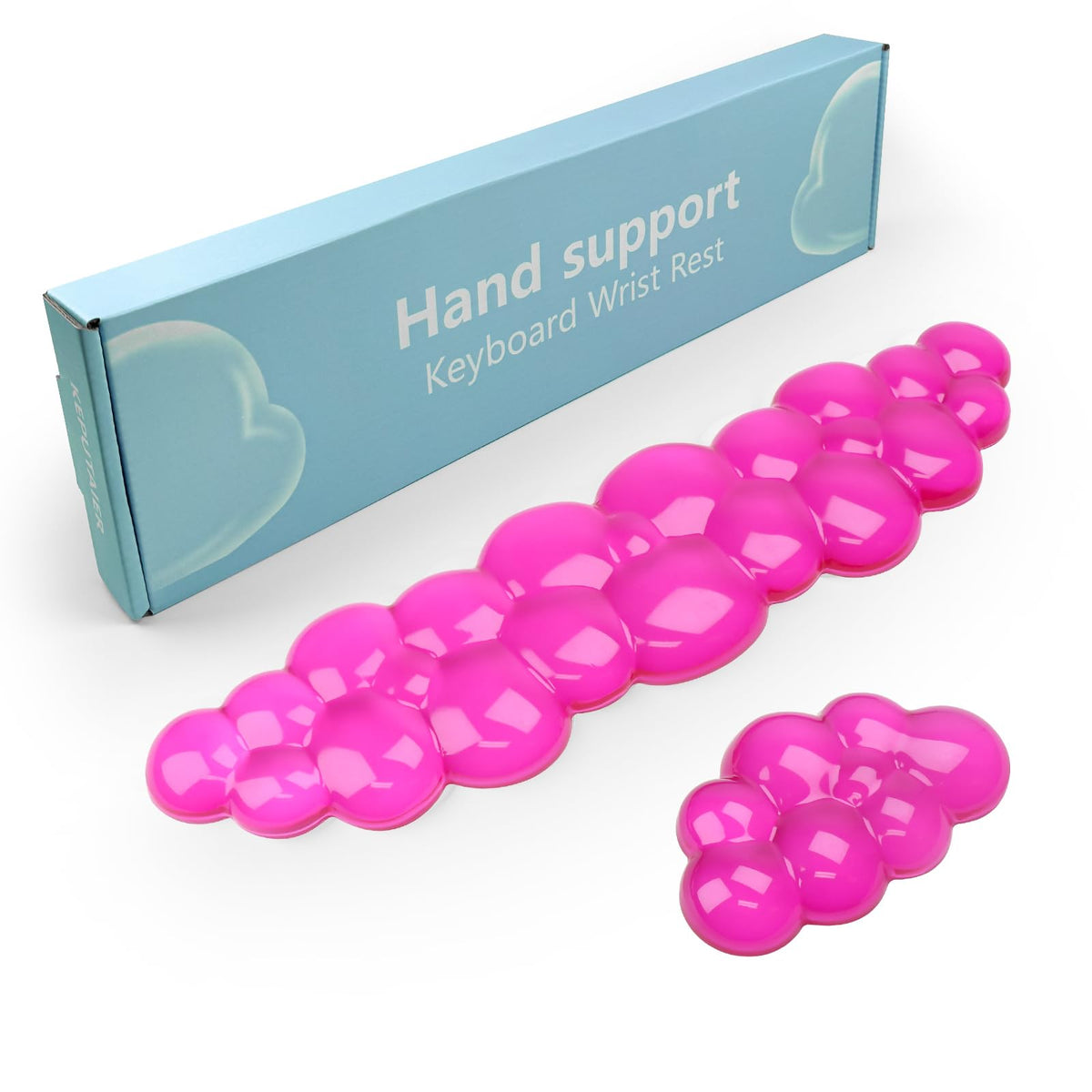 Gel Cloud Keyboard and Mouse Wrist Rest, Cute Wrist Support and Arm Support Keyboard Rest for