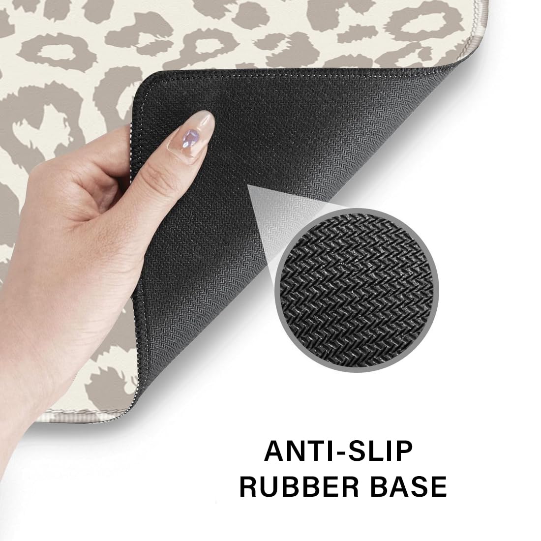 Cheetah Desk Pad and Keyboard Wrist Rest, Large Mouse Pad + Keyboard Pad+Mouse Wrist Support
