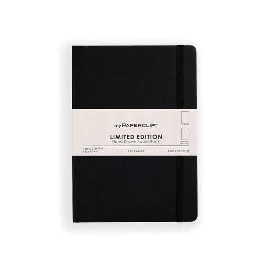 myPAPERCLIP Limited Edition A5 Plain Notebook | 192 Pages, 100 GSM, Soft Cover, A5 (5.83 × 8.27 in)