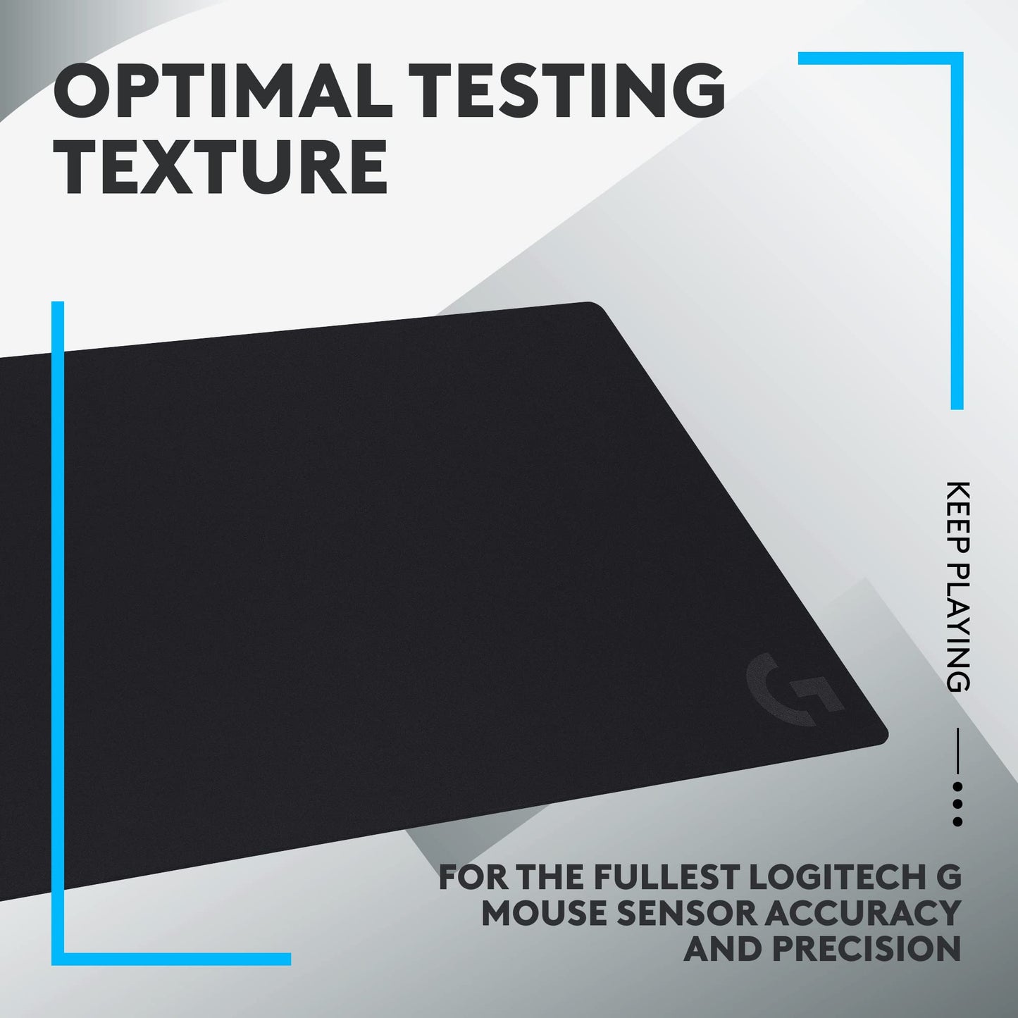 Logitech G840 XL Cloth Gaming Mouse Pad (900x400x3) - Black