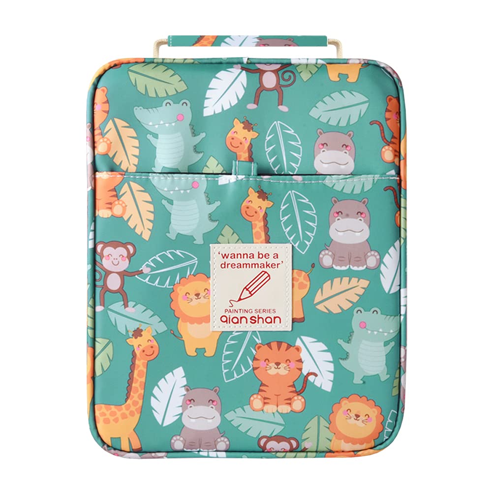 Pencil Case Holder Slot with Zipper Closure Large Capacity Pen Organizer