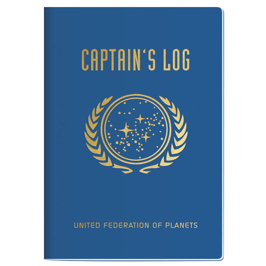 The Unemployed Philosophers Guild Star Trek Captain's Log Notebook - Officially Licensed Passport