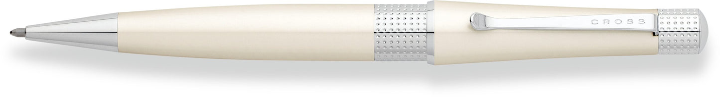 Cross Beverly Refillable Ballpoint Pen, Medium Ballpen, Includes Premium Gift Box - Pearlescent