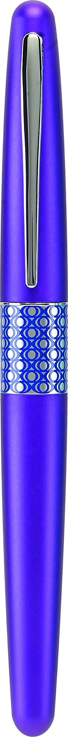 PILOT MR Retro Pop Collection Fountain Pen in Gift Box, Purple Barrel with Elipse Accent, Medium