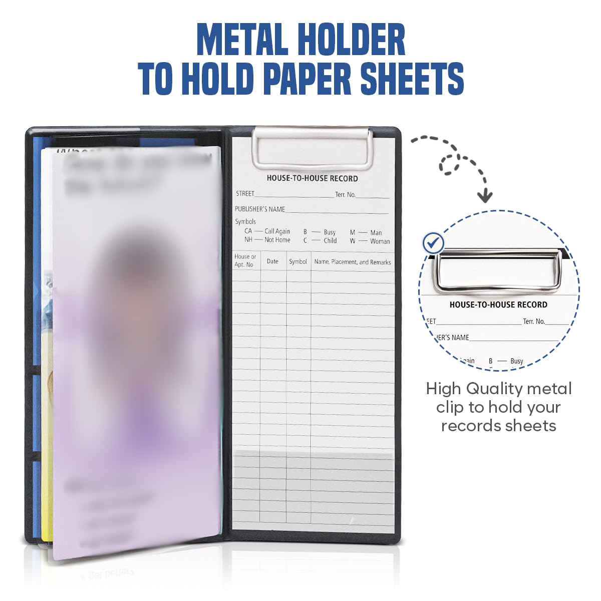 JW Tract Holder for Ministry Field Service Supplies, JW.org Gifts Organizer