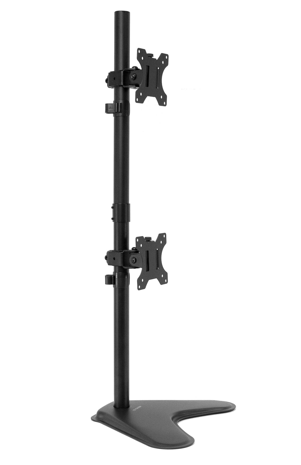 Mount-It! Vertical Dual Monitor Stand, Freestanding Stacked Monitor Mount for 2 Screens 17–32"
