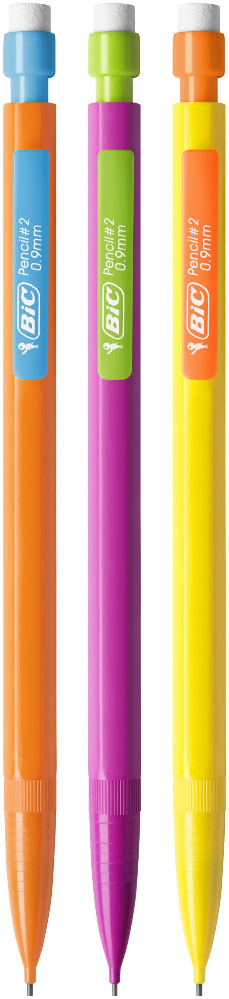 BIC Xtra Strong Mechanical Pencils with Erasers, Thick Point (0.9mm), 144-Count Bundle, Bulk