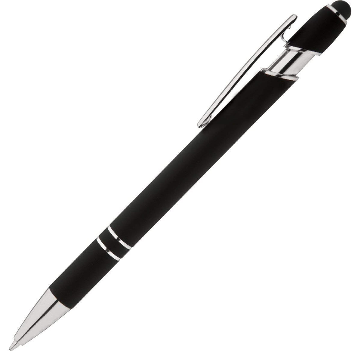 Express Pencils Rainbow Rubberized Soft Touch Ballpoint Pen with Stylus Tips a stylish, premium
