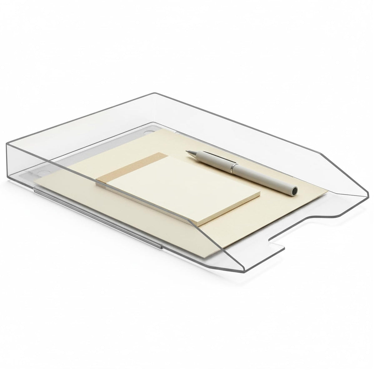 Acrimet Stackable Letter Tray Front Load, Letter Size, Stacking Document Desk Office Paper