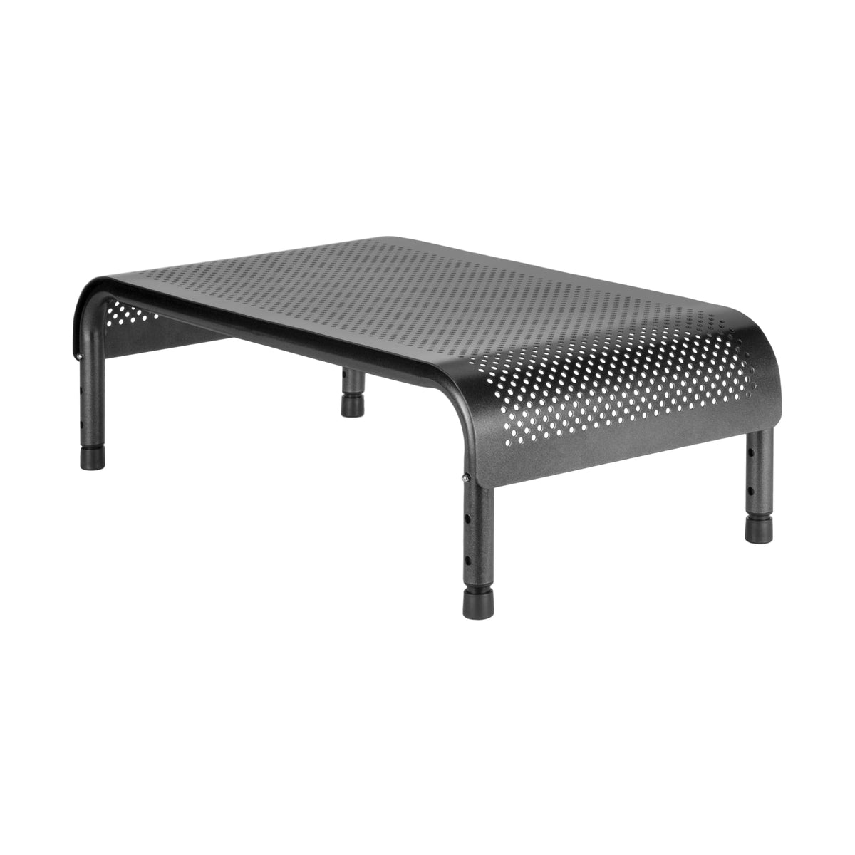 Allsop Metal Art Ergo 3 Adjustable Monitor Stand, TV / Laptop Riser, 3 Height Levels with Micro Leg